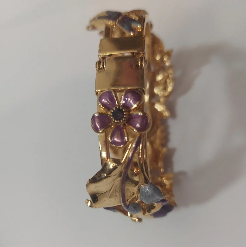 Kirks Folly Legacy Cloudwalker Dreams Cuff Bracelet Gold Tone Unicorn NEW - Picture 7 of 9